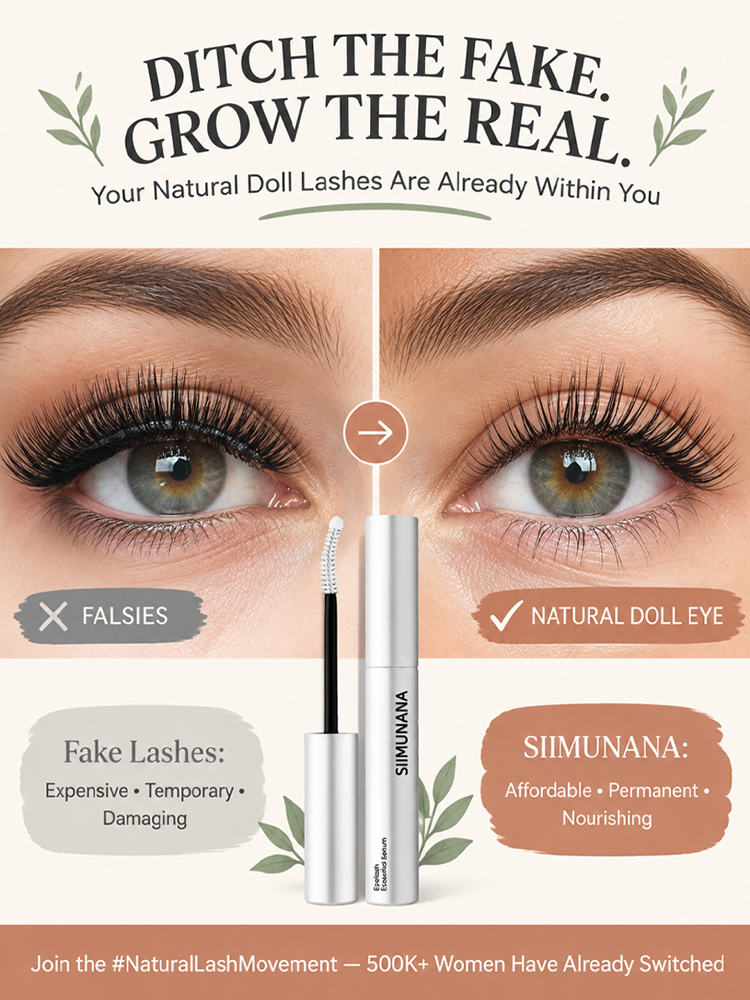 7 Days to Fuller, Longer Lashes | Volumizing & Nourishing Eyelash Serum