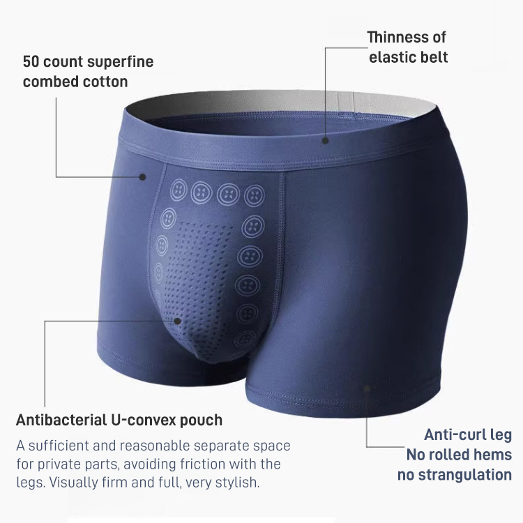 Men’s Bio-Therapy Magnetic Briefs – 3D Fit, Prostate & Vitality Care (UK Tested)