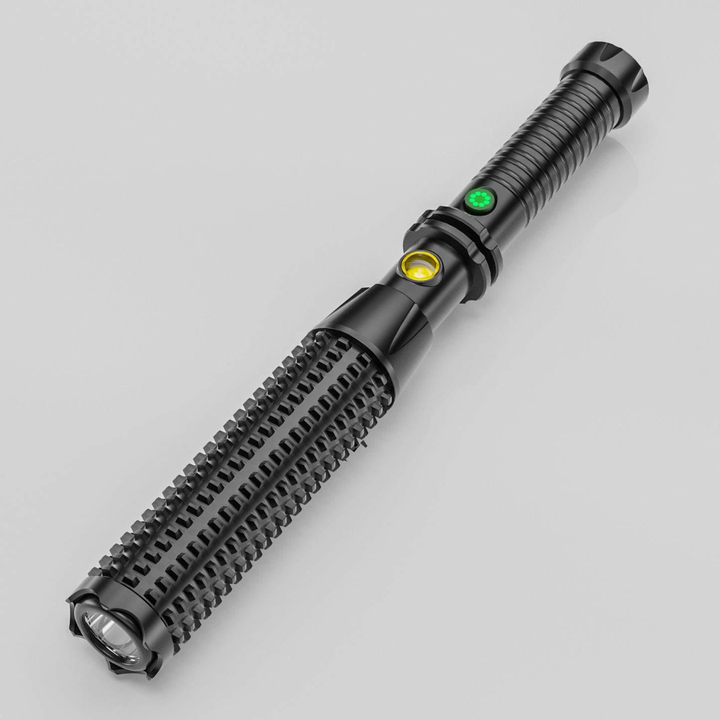 German Tactical Flashlight | 1000m Ultra Long-Range, COB Side Light, Window Breaker & IPX6 Waterproof Emergency Gear