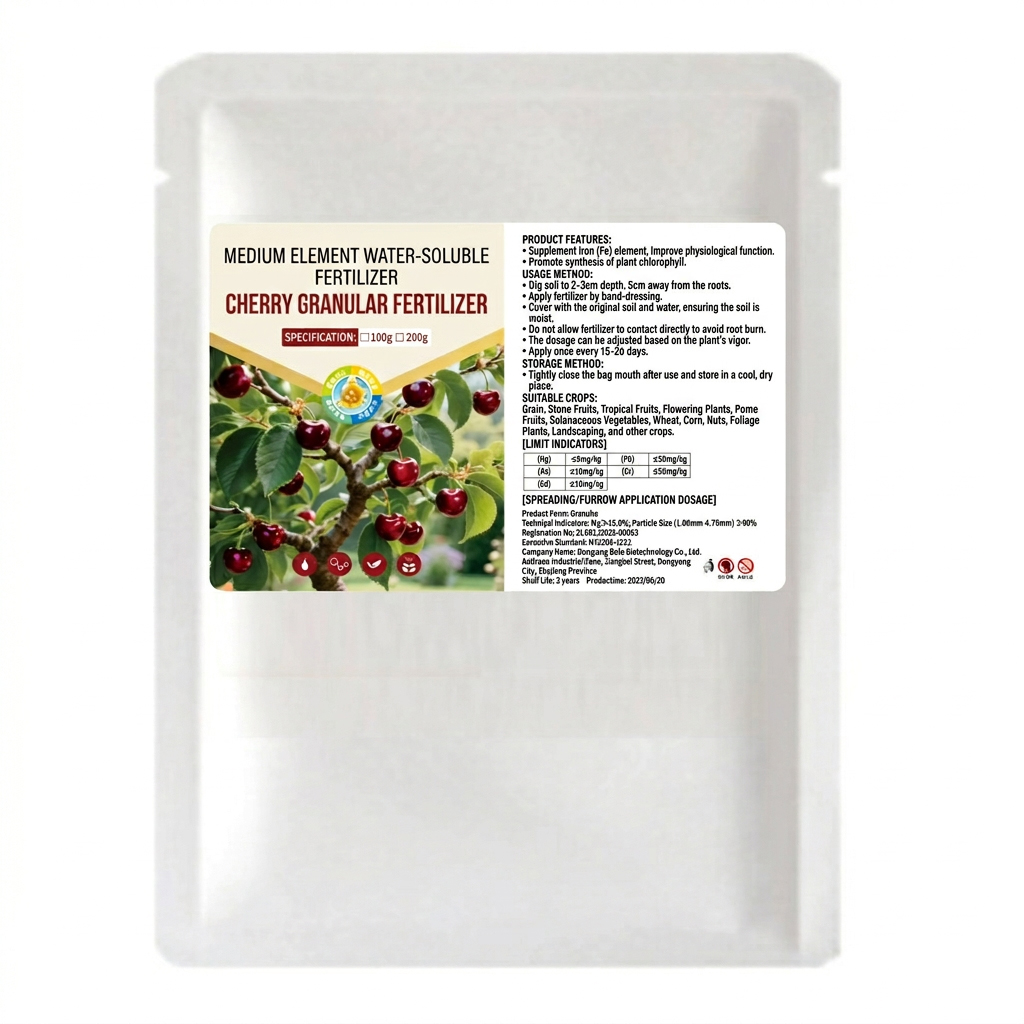 🍒 Say Goodbye to Overpriced Supermarket Cherries! 🍒USDA-Certified Fertilizer Exclusively Formulated for CherriesHigh Phosphorus & Potassium Blend Boosts FloweringWatch Your Harvest Explode!
