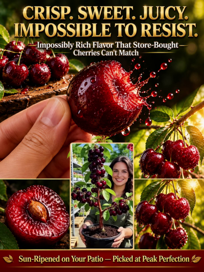 [Same-Year Fruiting] Ultra-Cold Hardy Grafted Dwarf Cherry Sapling