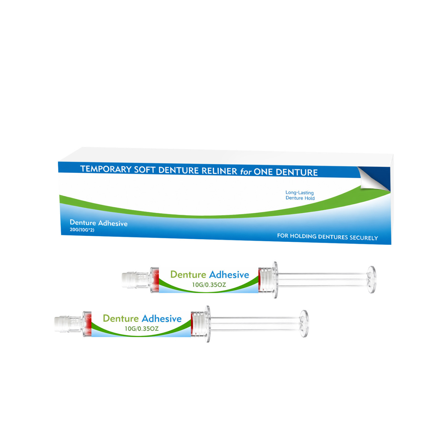 Denture Adhesive Kit– German Quality, Zinc-Free & Long-Lasting Comfort Hold for a Confident Smile