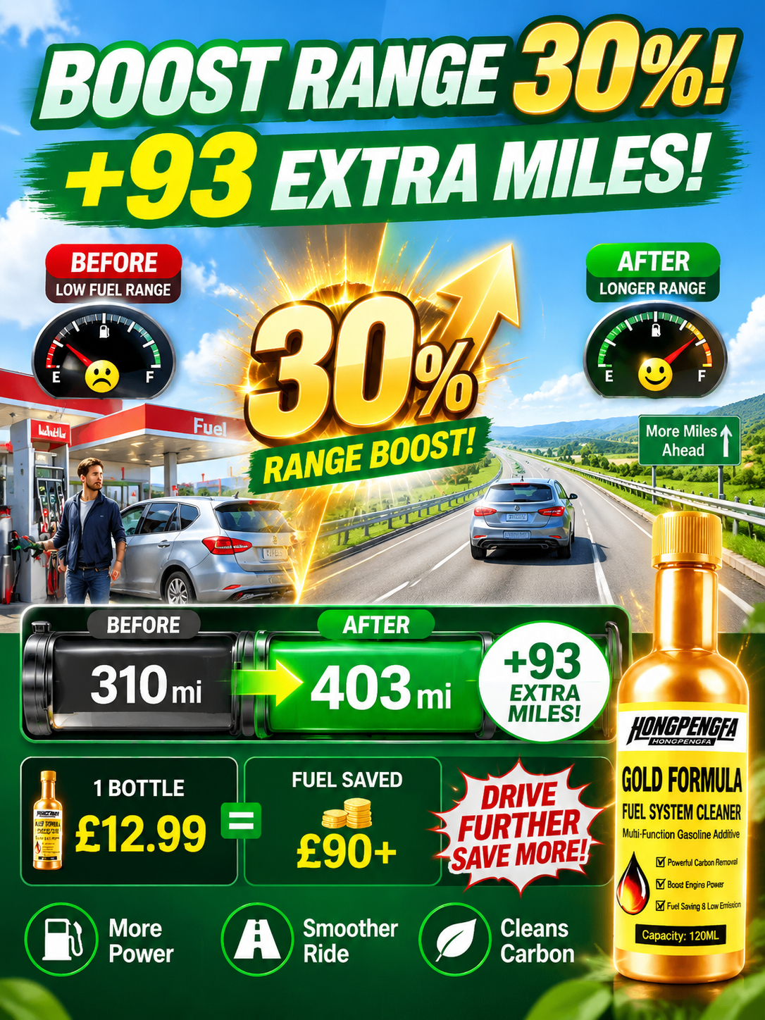 PEA Ultra Cleaner – Fast Carbon Deposit Removal & Complete Fuel System Restorer