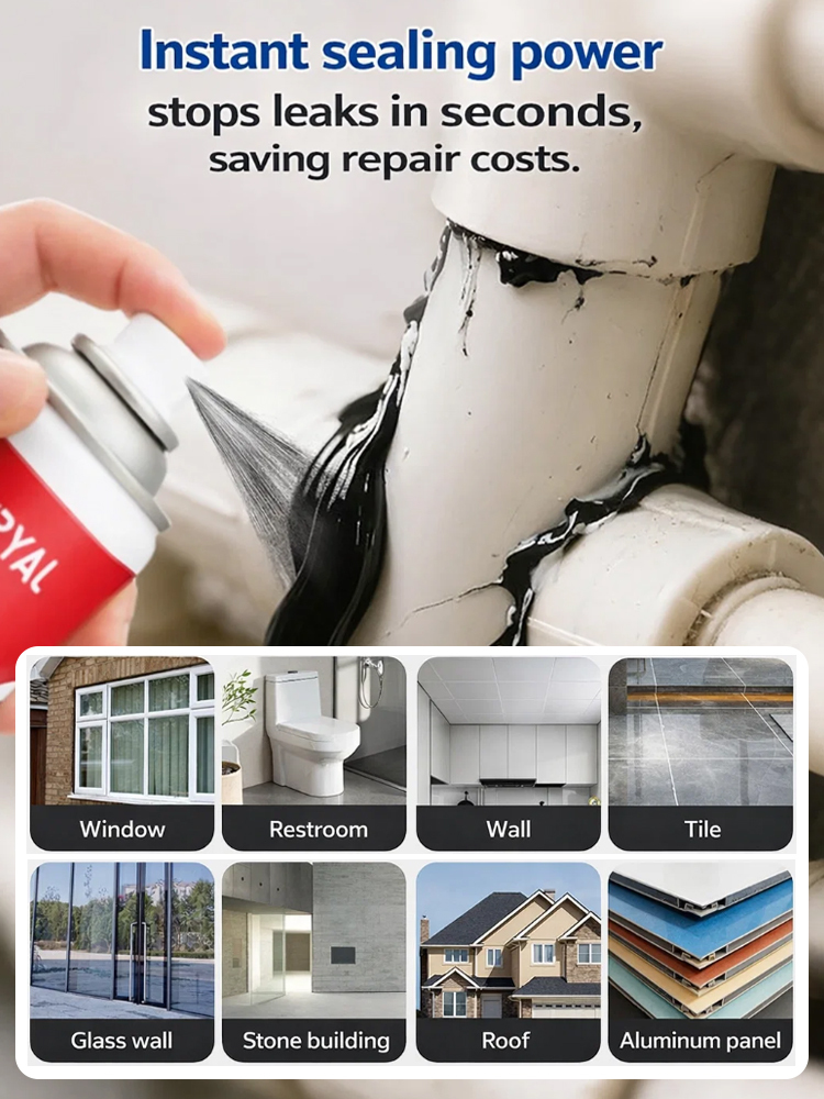 ✅ EPA Safer Product Standards Certified! ⚡ Rapid leak sealing in 5 minutes, instant sealing effect, no complex procedures required!