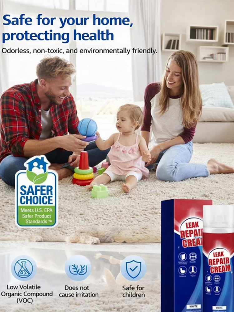 ✅ EPA Safer Product Standards Certified! ⚡ Rapid leak sealing in 5 minutes, instant sealing effect, no complex procedures required!