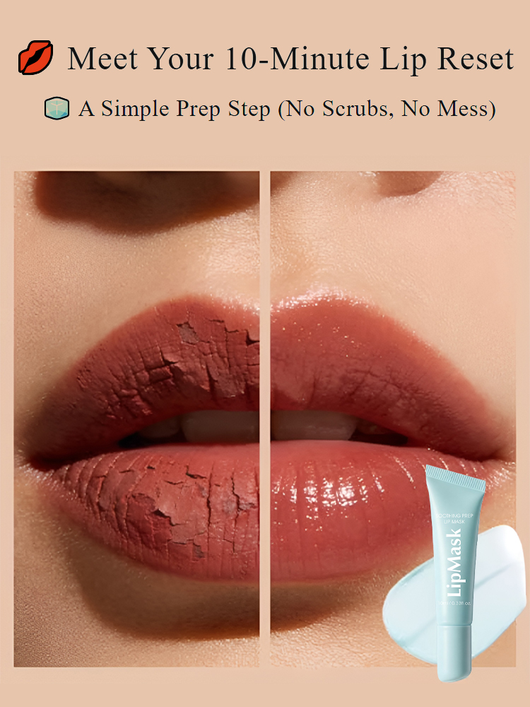 AAD Approved Lip Mask ✅ | Painless Exfoliation + Deep Hydration! 30-Day Money-Back Guarantee! 💯