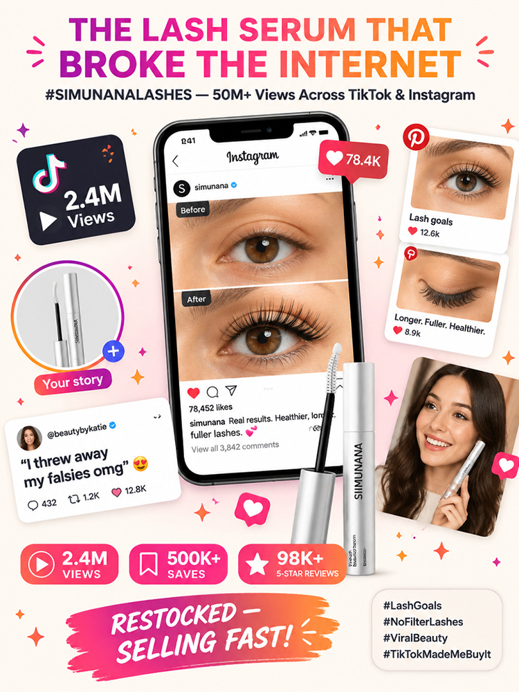 7 Days to Fuller, Longer Lashes | Volumizing & Nourishing Eyelash Serum