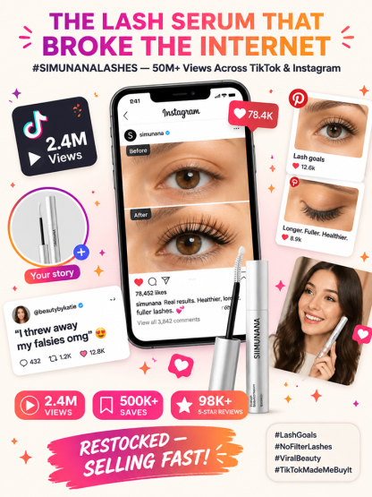 7 Days to Fuller, Longer Lashes | Volumizing & Nourishing Eyelash Serum