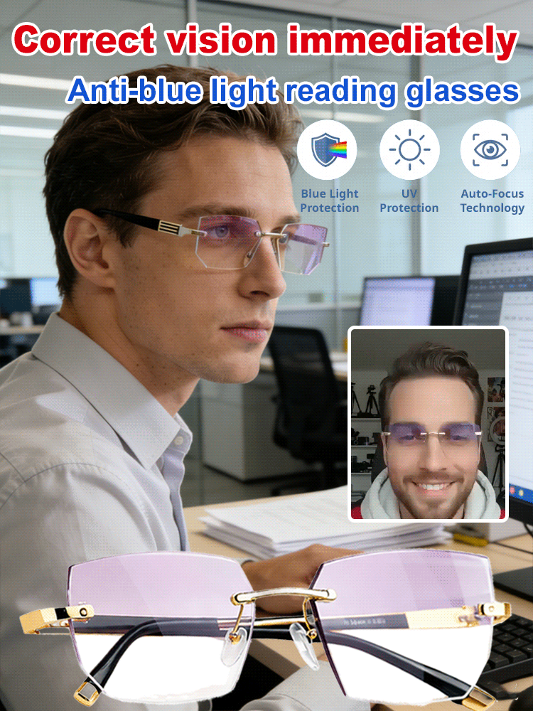 👓 No prescription needed. Adaptive liquid crystal focus-adjustable glasses with 0.01-second ultra-fast auto-focus, 99.9% high-grade blue light filtering. 