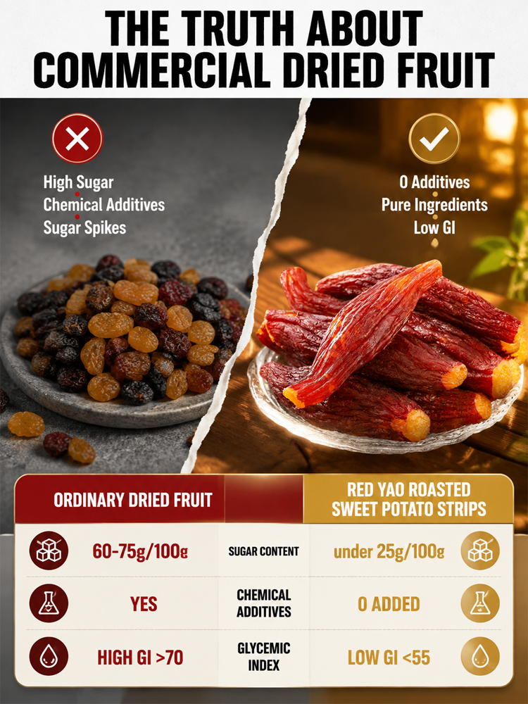 [Japan Red Yao] Whole-Roasted Soft Red Sweet Potato Chips with Skin
