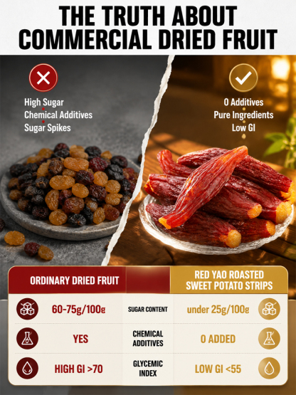 [Japan Red Yao] Whole-Roasted Soft Red Sweet Potato Chips with Skin