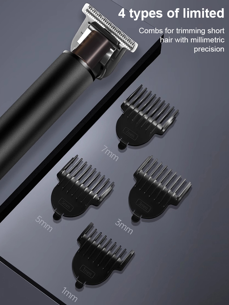 【Complete Grooming Kit Included】FCC/UL Certified, Ultra-Quiet Hair Clipper, Effortless for Beginners, 120 Mins Long-Lasting Battery