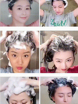 Caviar Protein Hair Dye Cream 🐟 - Covers gray hair in 20 minutes, brighter with each use, and long-lasting color lock 🌈!