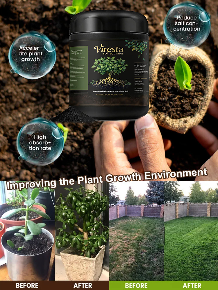 100% Natural Soil Activator – Safe & Eco-Friendly, Accelerates Plant Growth 🌱