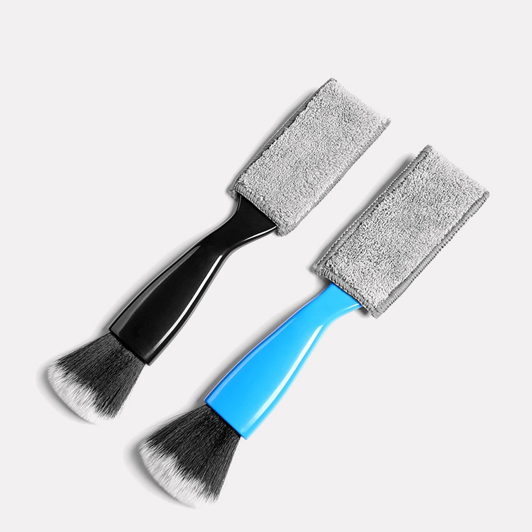 Car interior soft bristle brush gap dust brush cleaning tool car wash cleaning brush