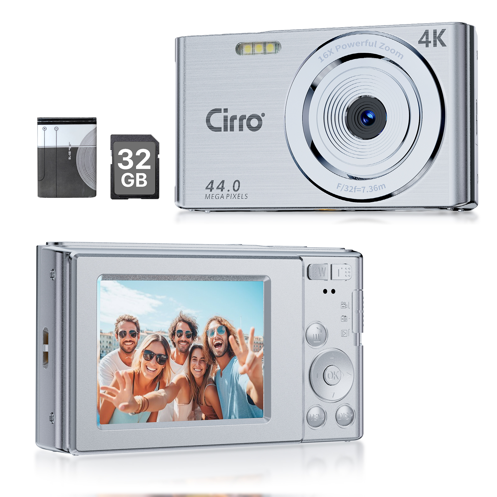 Cirro D01 4K 44MP Digital Camera