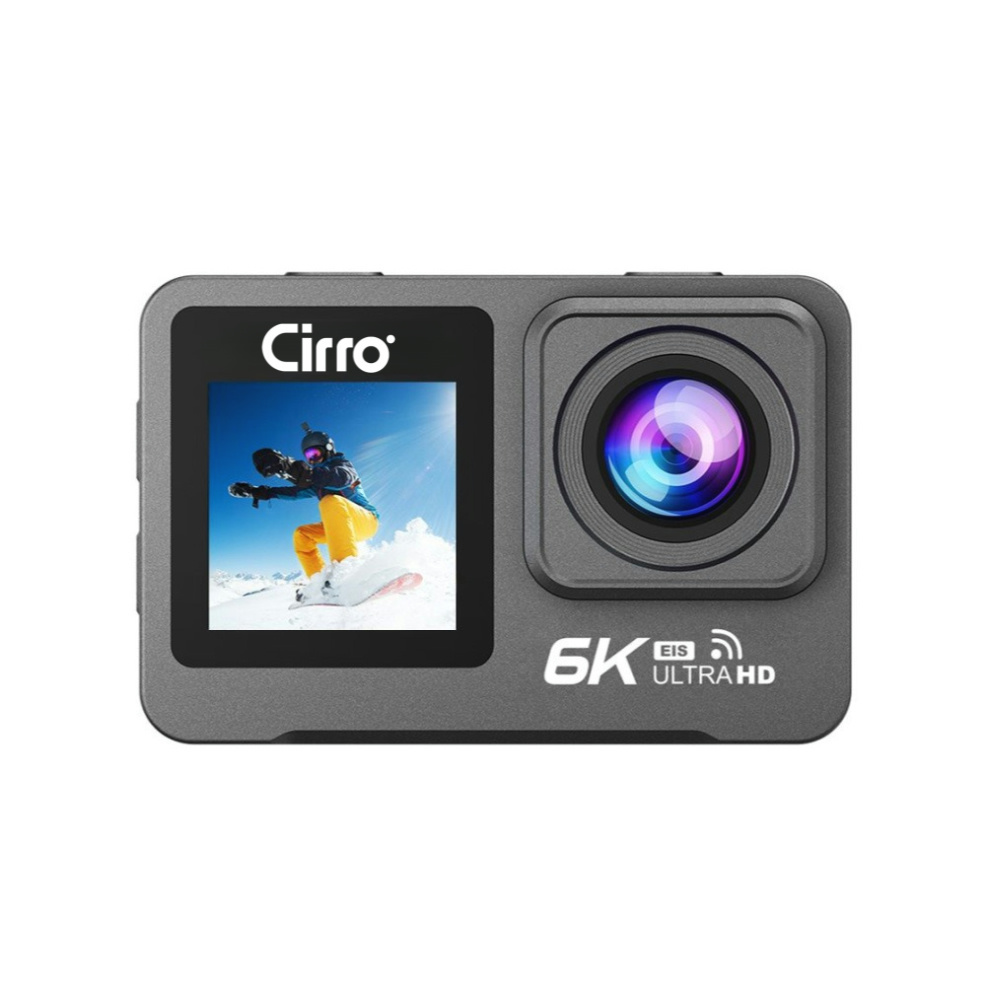 Cirro 6K Wi-fi Dual Screen Action Camera-DC06