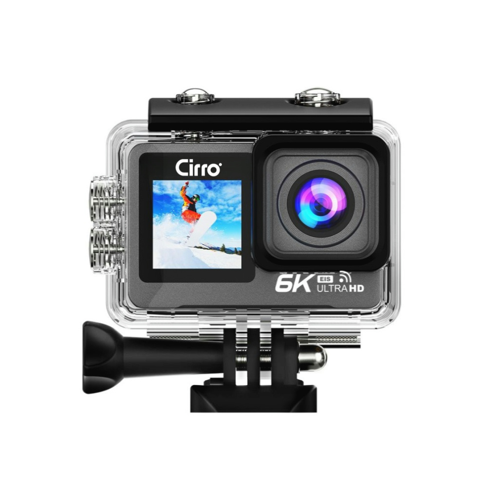 Cirro 6K Wi-fi Dual Screen Action Camera-DC06