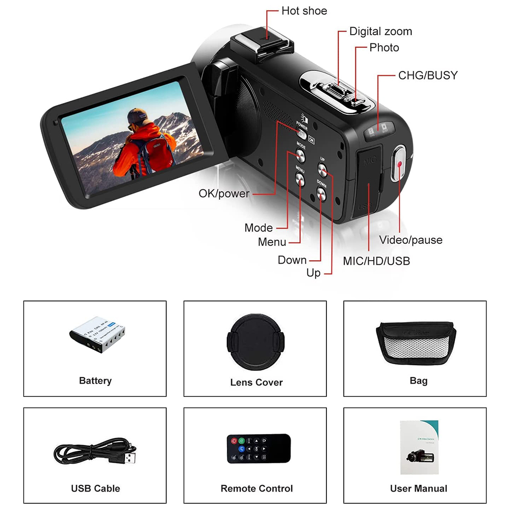 Cirro 4K DV-101 Camcorder