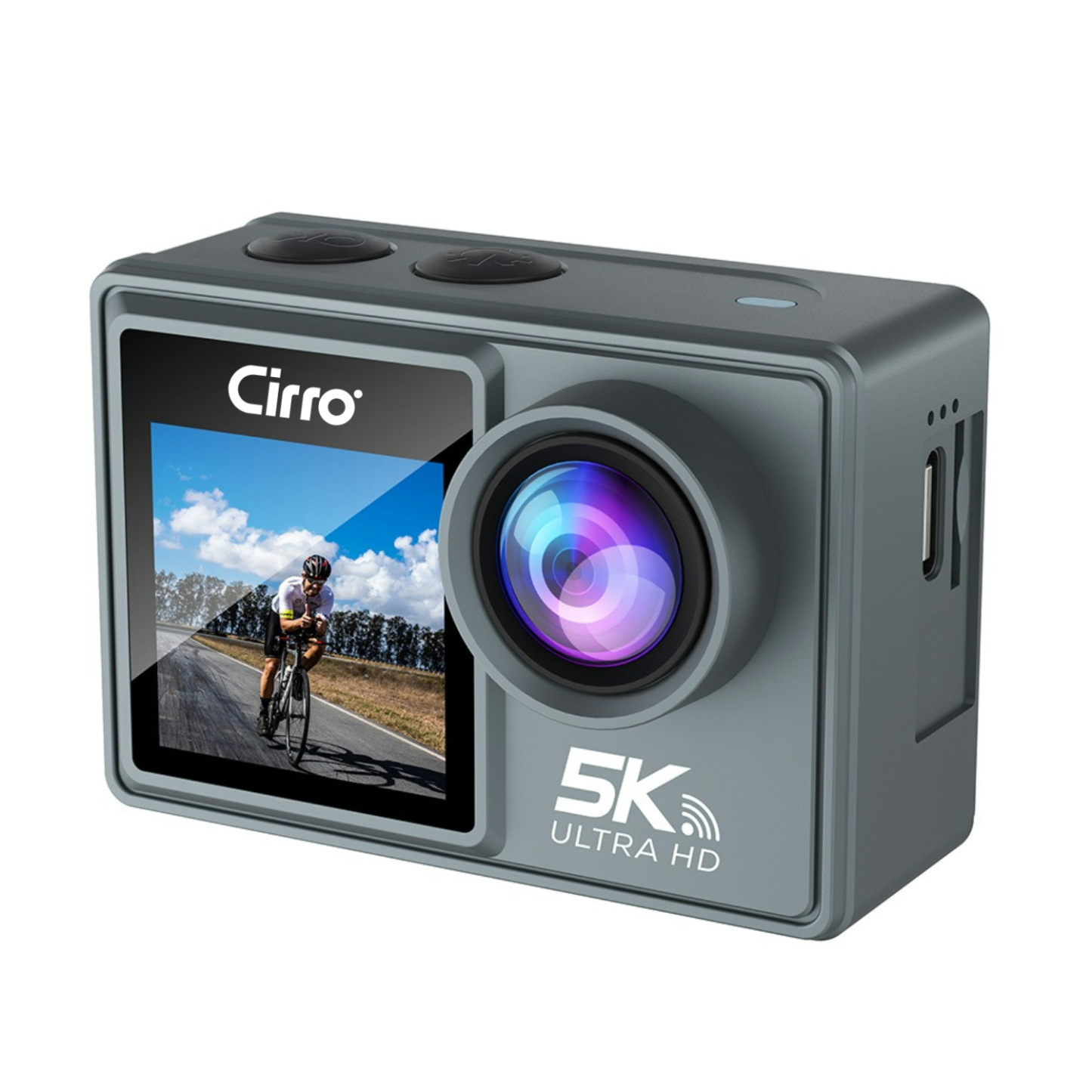 Cirro 5K Wi-fi Dual Screen Action Camera-DC05