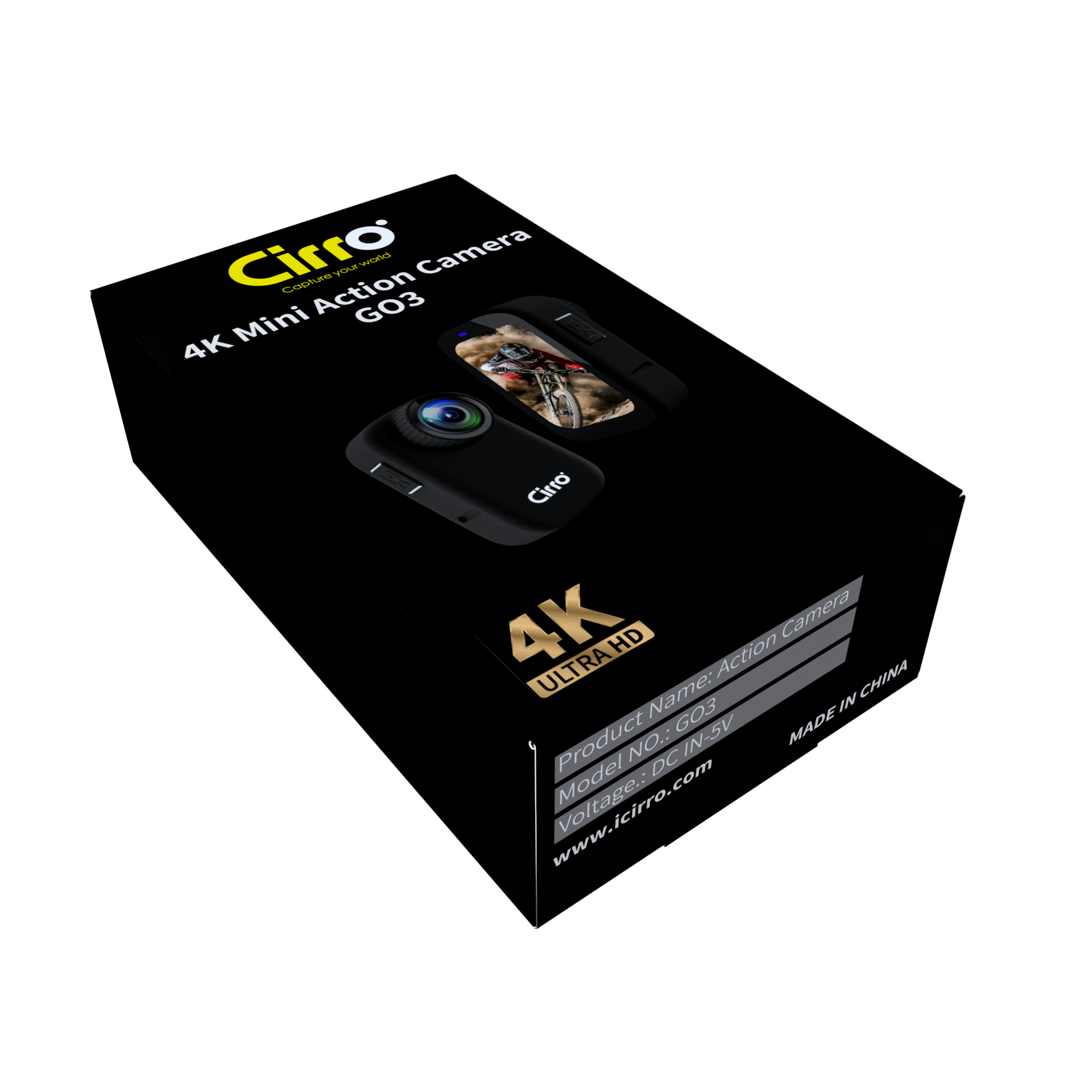 Cirro Go3 4K  Mini action camera 