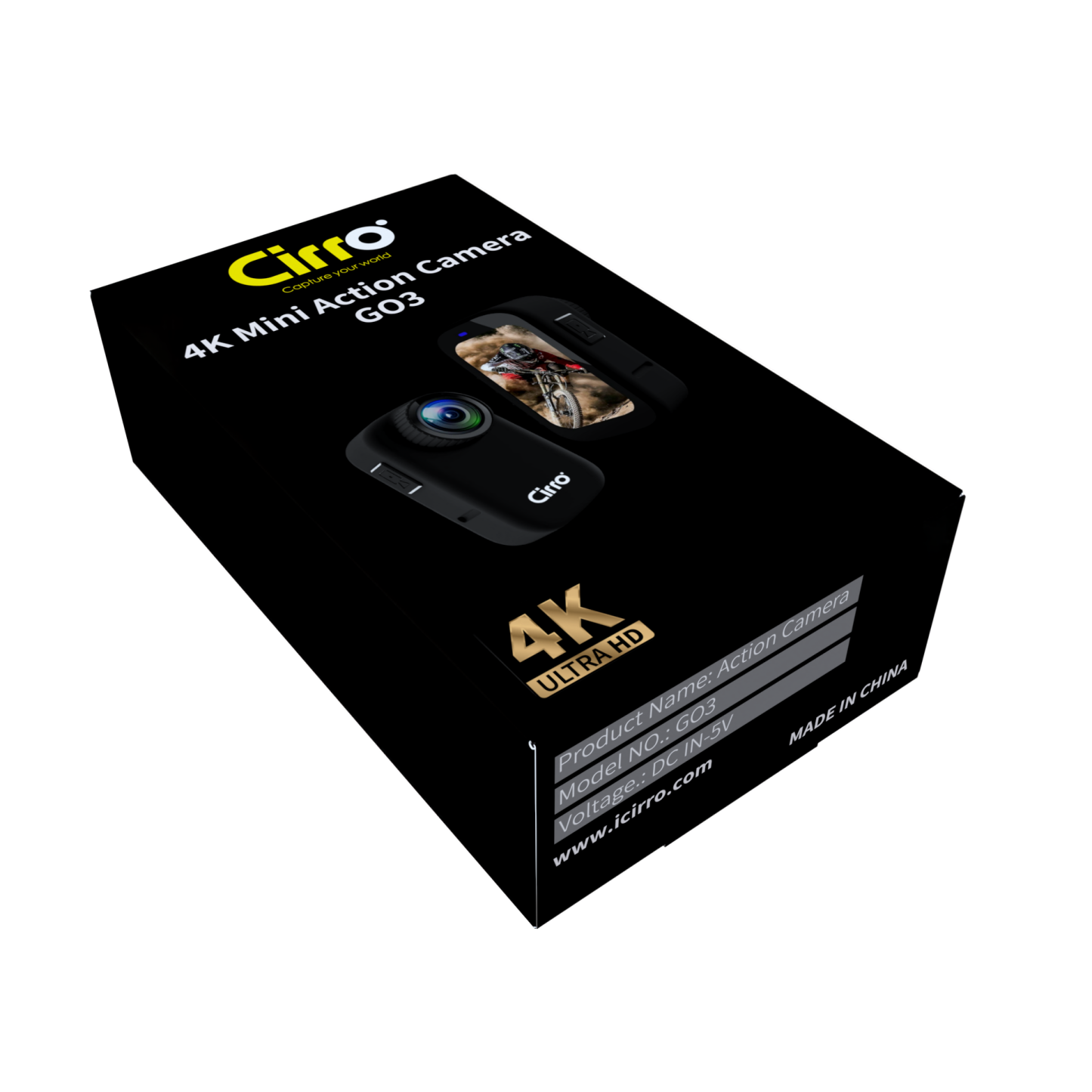 Cirro Go3 4K  Mini action camera 