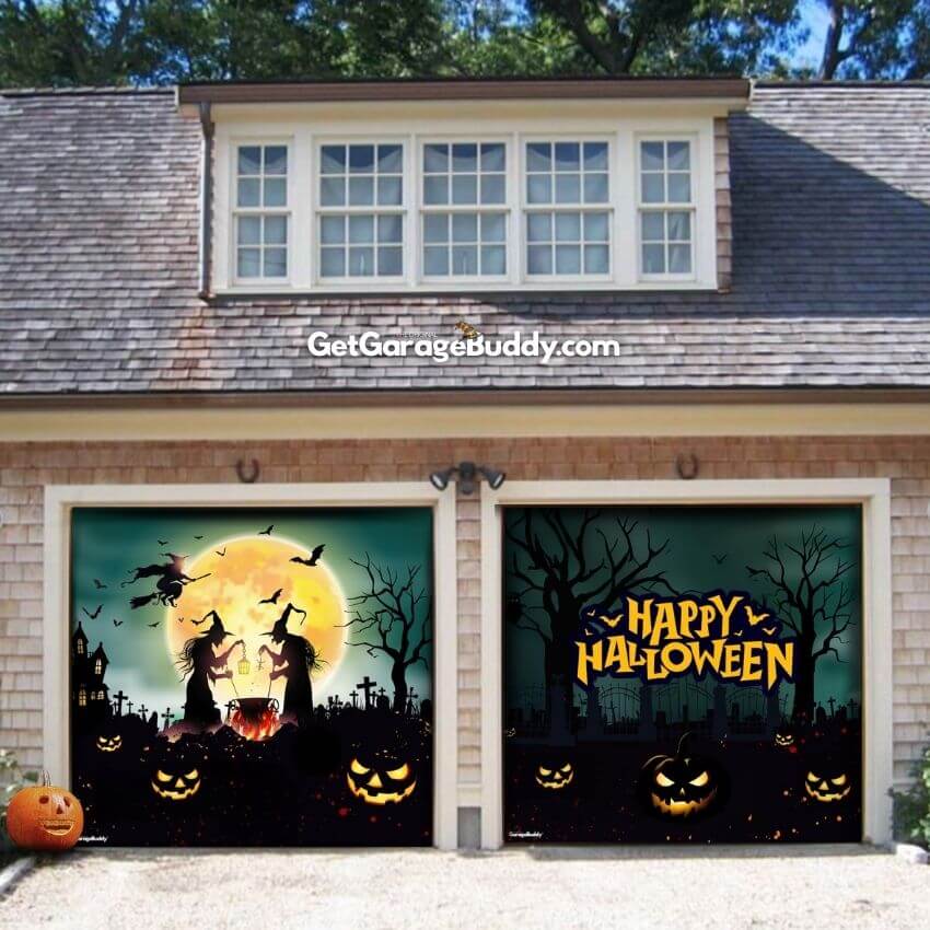 🎃GarageBuddy®️ Halloween Garage Door Covers