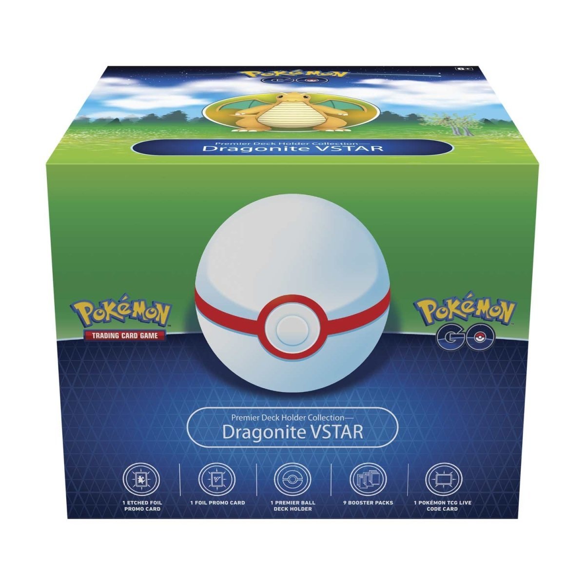 Pokémon TCG: Pokémon GO Premier Deck Holder Collection (Dragonite VSTAR)