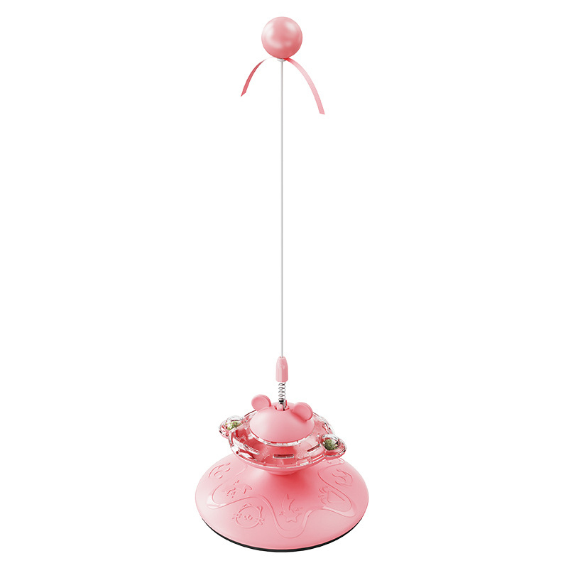 Rotating feeder slow feeding cat toy cat teasing stick