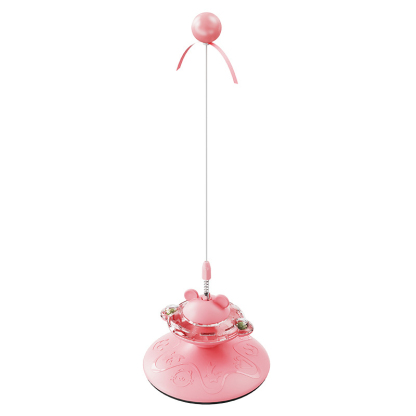 Rotating feeder slow feeding cat toy cat teasing stick