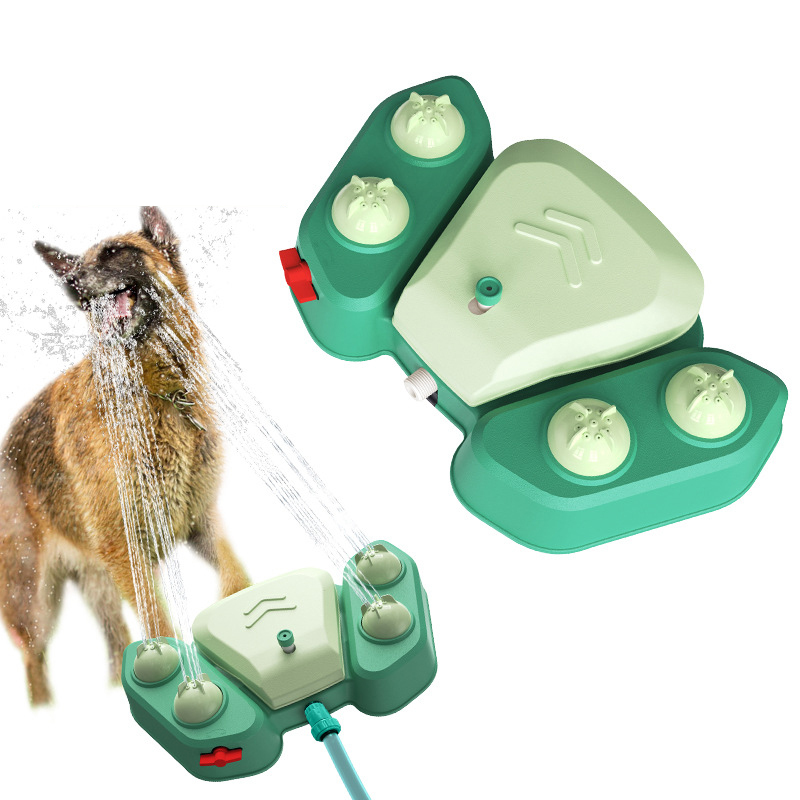 Dog automatic drinking water feeding machine outdoor water spray