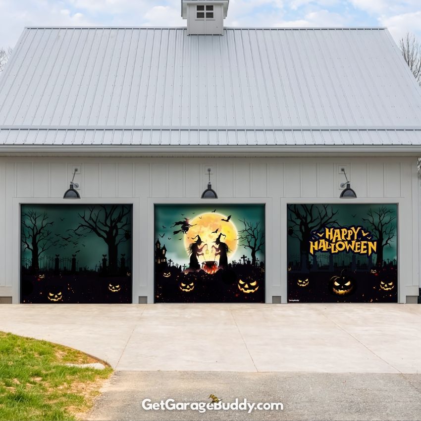 🎃GarageBuddy®️ Halloween Garage Door Covers
