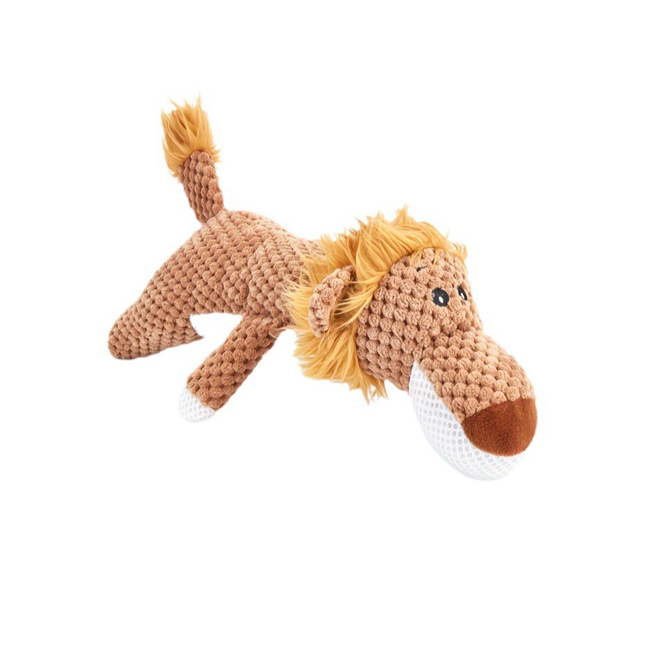 2024 hot new dog vocal toys, large and small dog toys, cartoon lion elephant wolf molar pet toys
