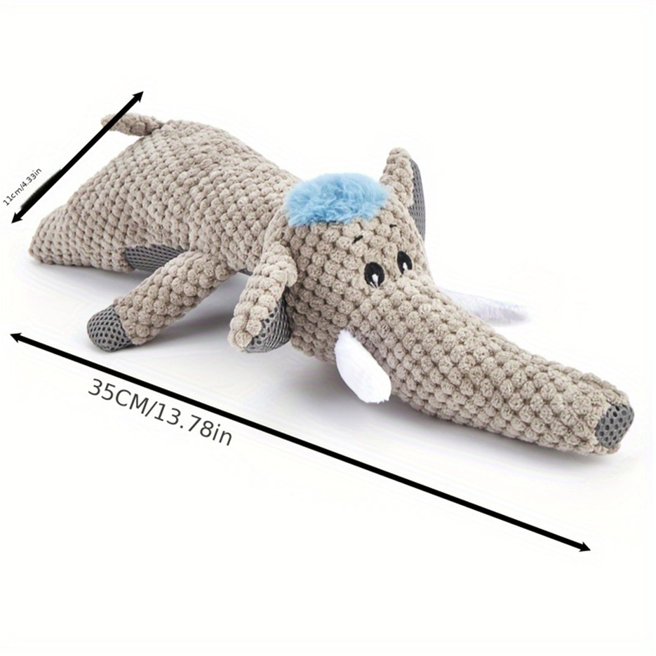 2024 hot new dog vocal toys, large and small dog toys, cartoon lion elephant wolf molar pet toys