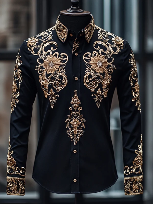 Men's Luxury Gorgeous Long Sleeve Shirt