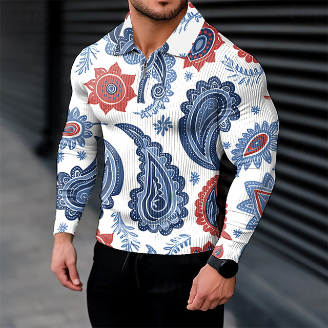 Perfect fit comfortable business leisure vacation Long Sleeve Polo Shirts