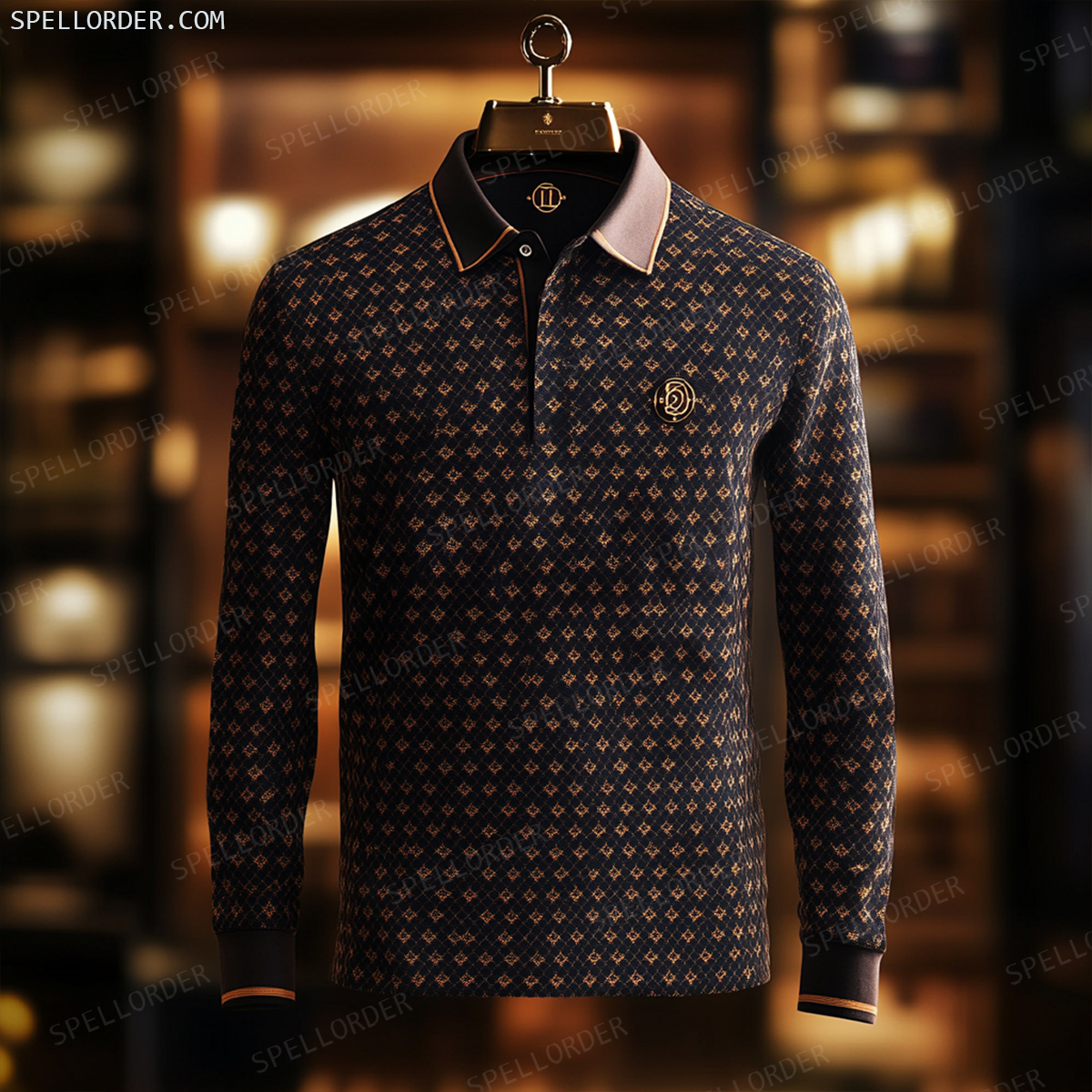 Classic comfortable business leisure vacation Long Sleeve Polo Shirts