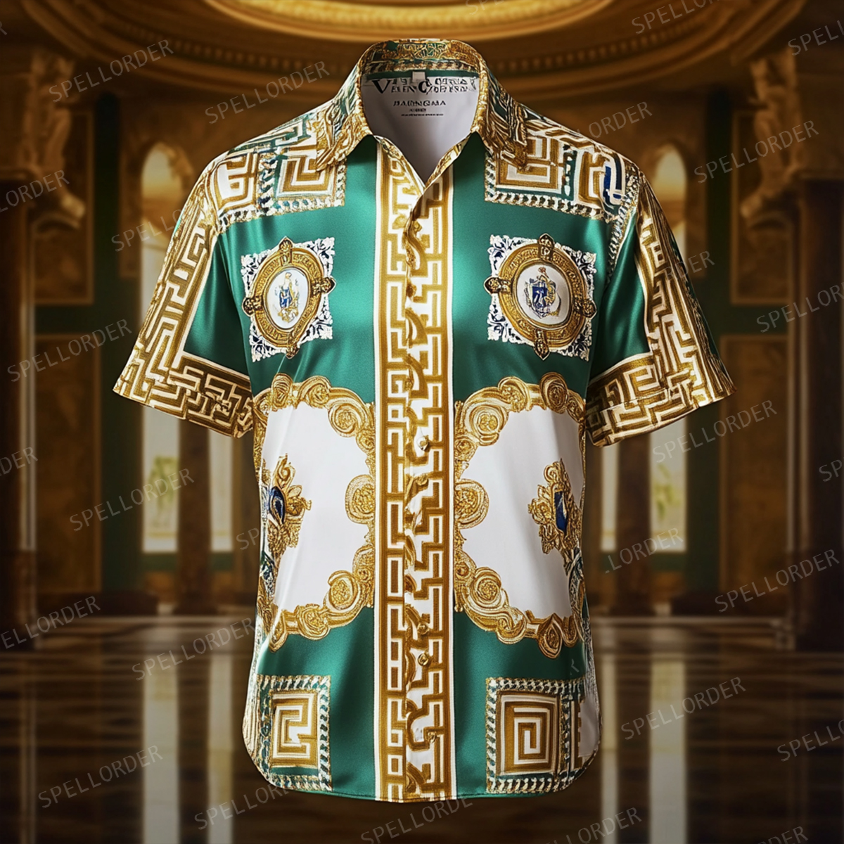 Perfect fit comfortable Luxury business party wedding banquet leisure vacation short sleeve shirt