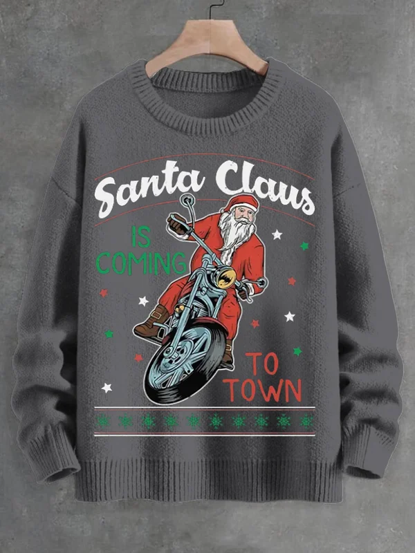 Men's Merry Christmas Printed Sweatshirt