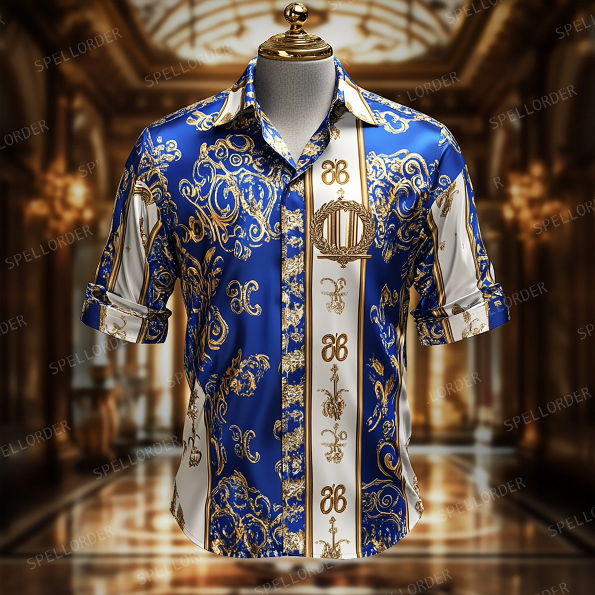Perfect fit comfortable Luxury business party wedding banquet leisure vacation short sleeve shirt