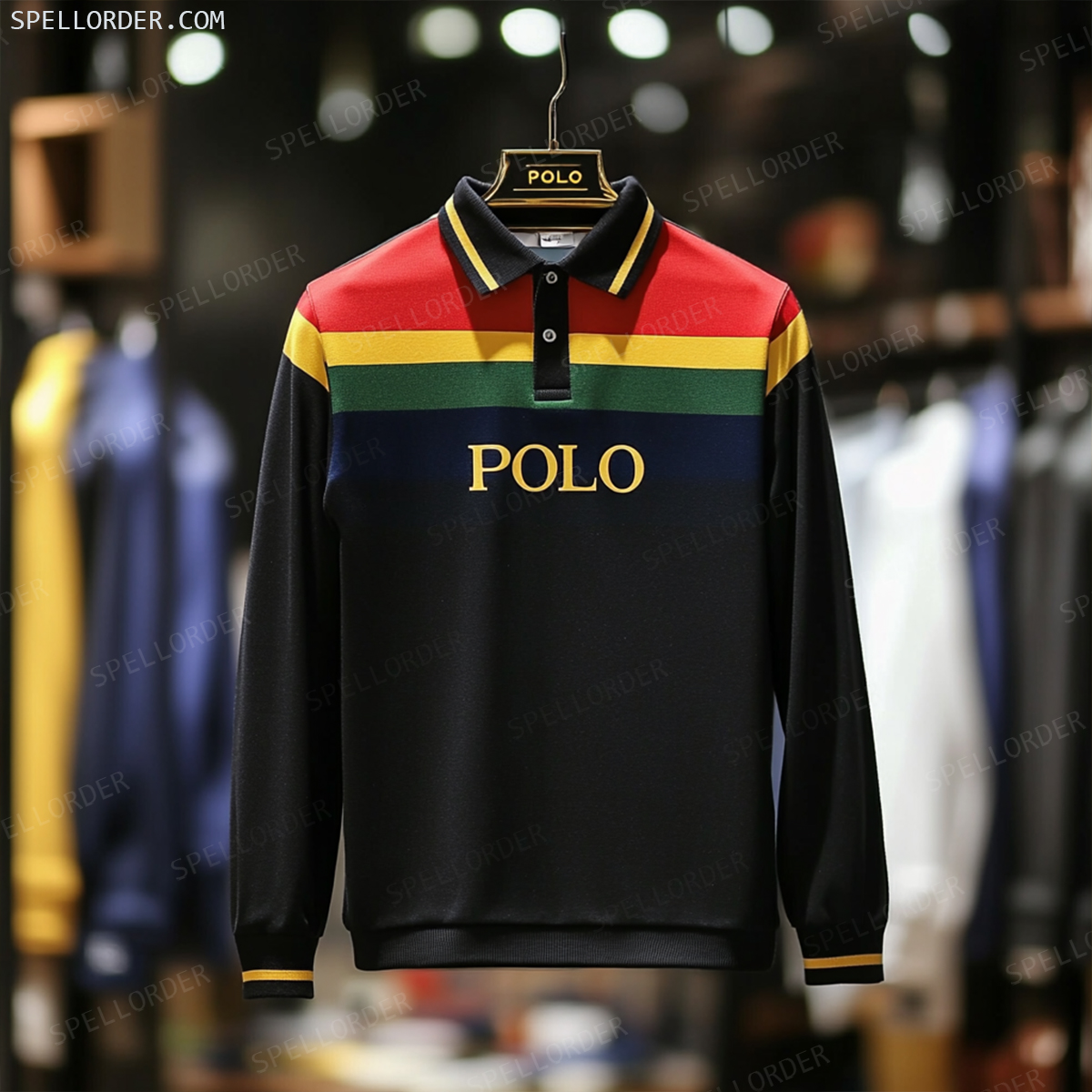 Classic comfortable business leisure vacation Long Sleeve Polo Shirts