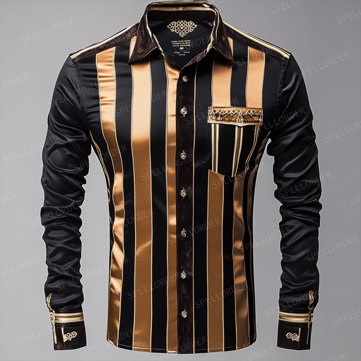 Luxury exclusive design classic western outdoor business vacation casual long sleeves shirt