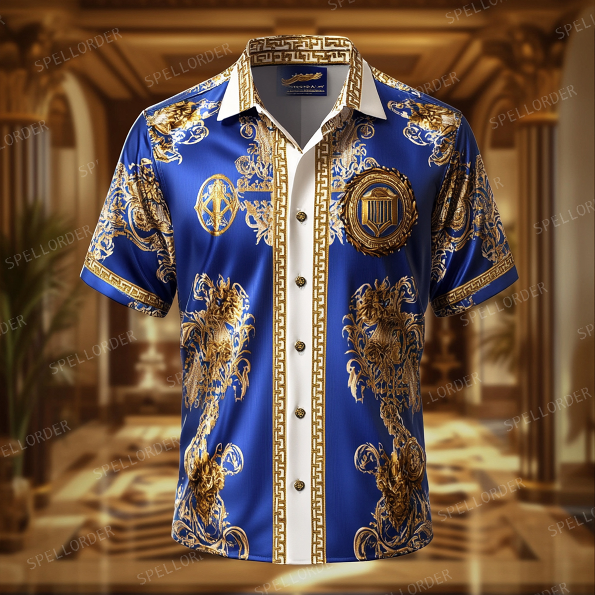 Perfect fit comfortable Luxury business party wedding banquet leisure vacation short sleeve shirt