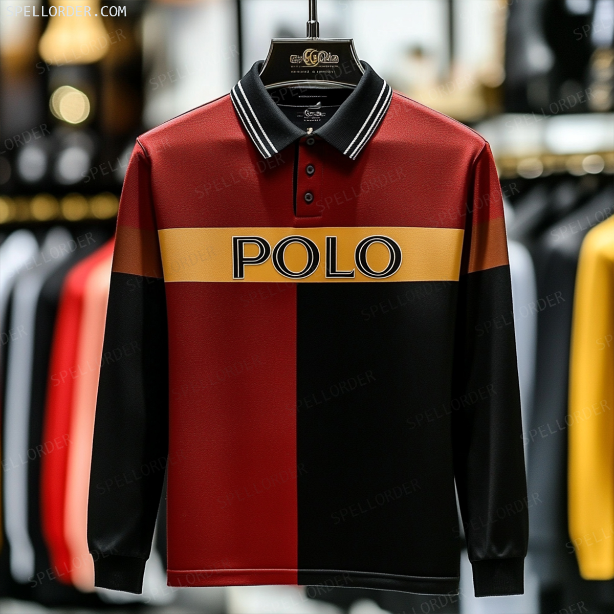 Classic comfortable business leisure vacation Long Sleeve Polo Shirts