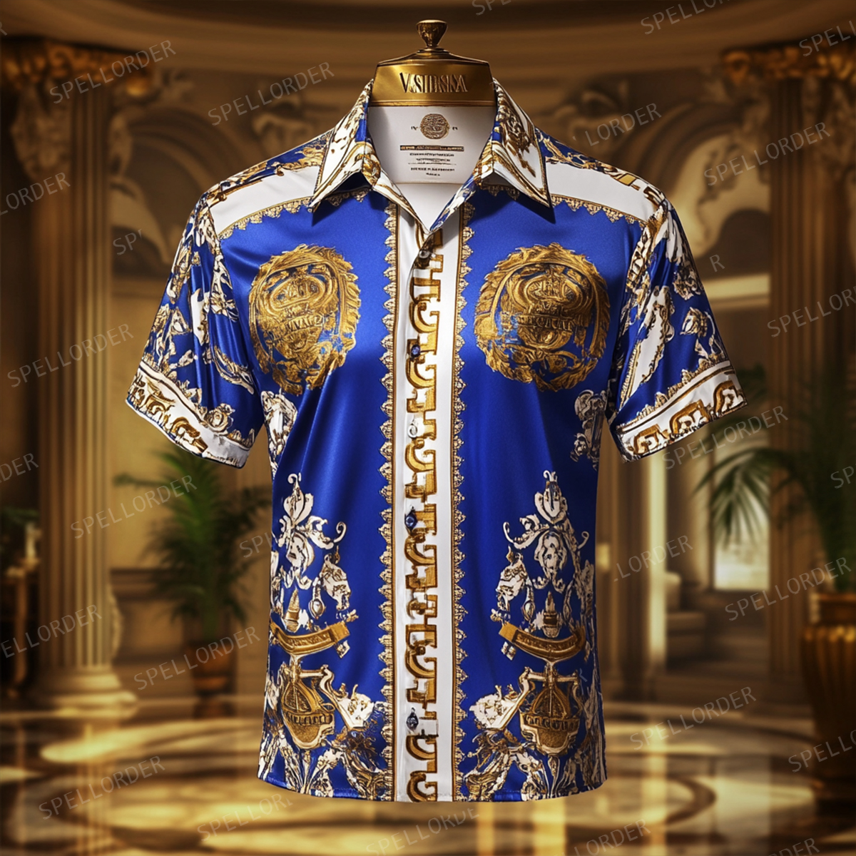 Perfect fit comfortable Luxury business party wedding banquet leisure vacation short sleeve shirt