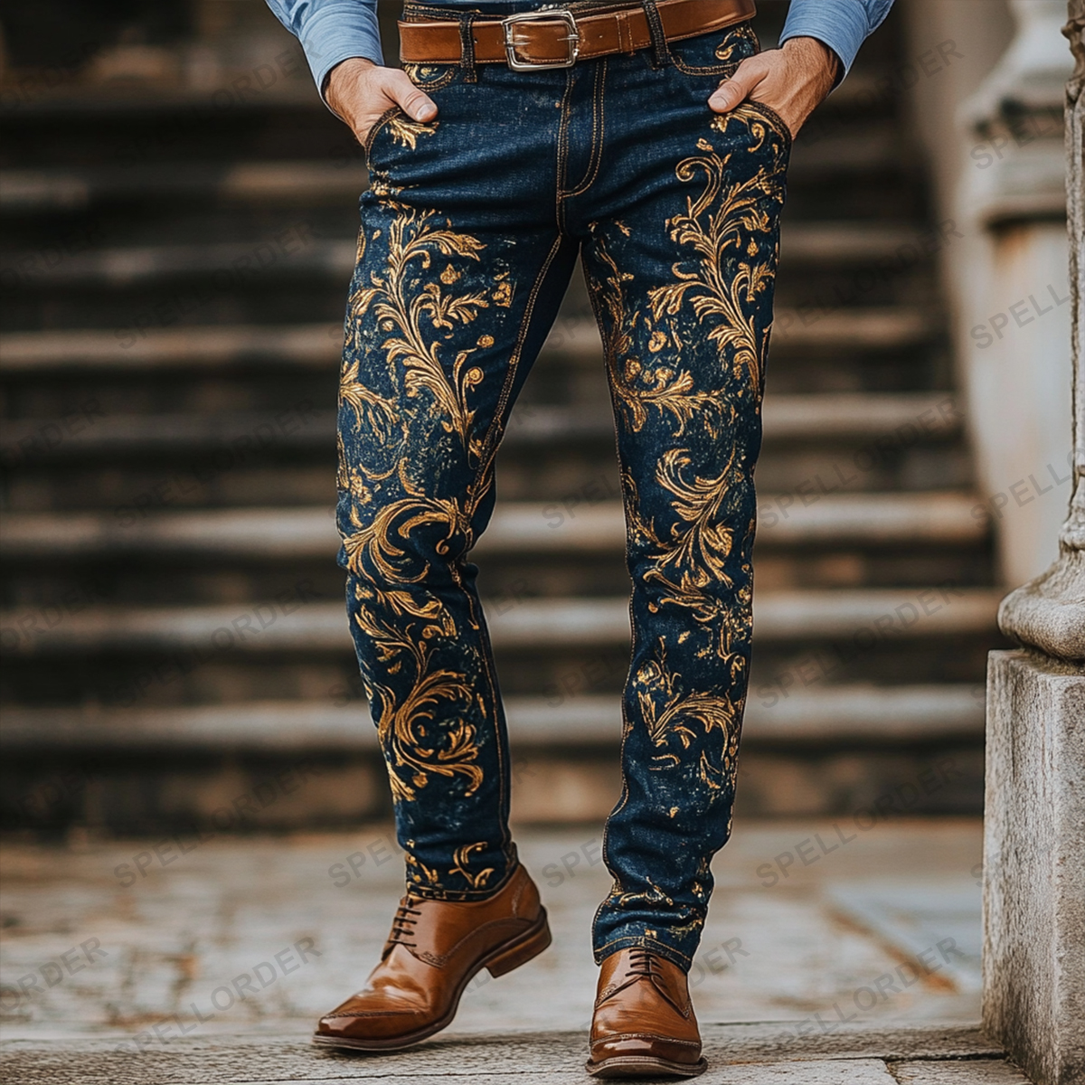 American western style jeans 