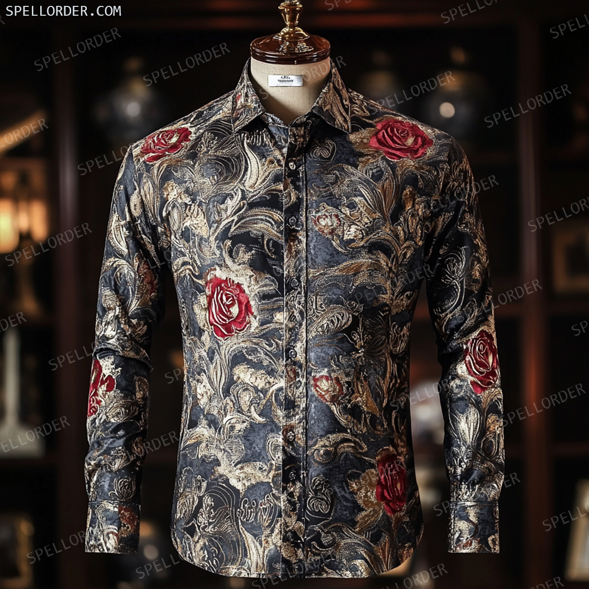 High-end Men's Shirt Exclusive Luxury Styles Comfortable Business Leisure Vacation Shirt