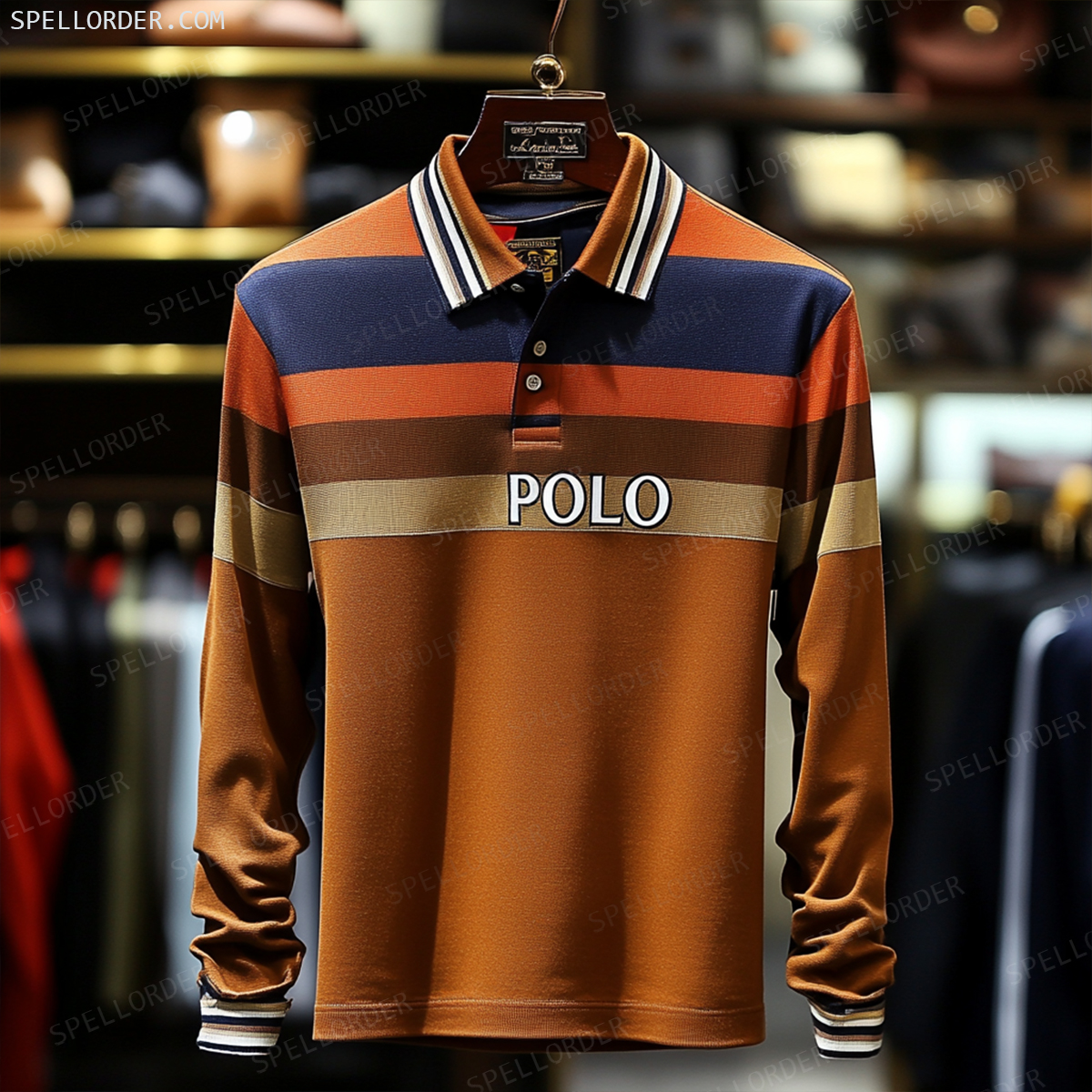 Classic comfortable business leisure vacation Long Sleeve Polo Shirts