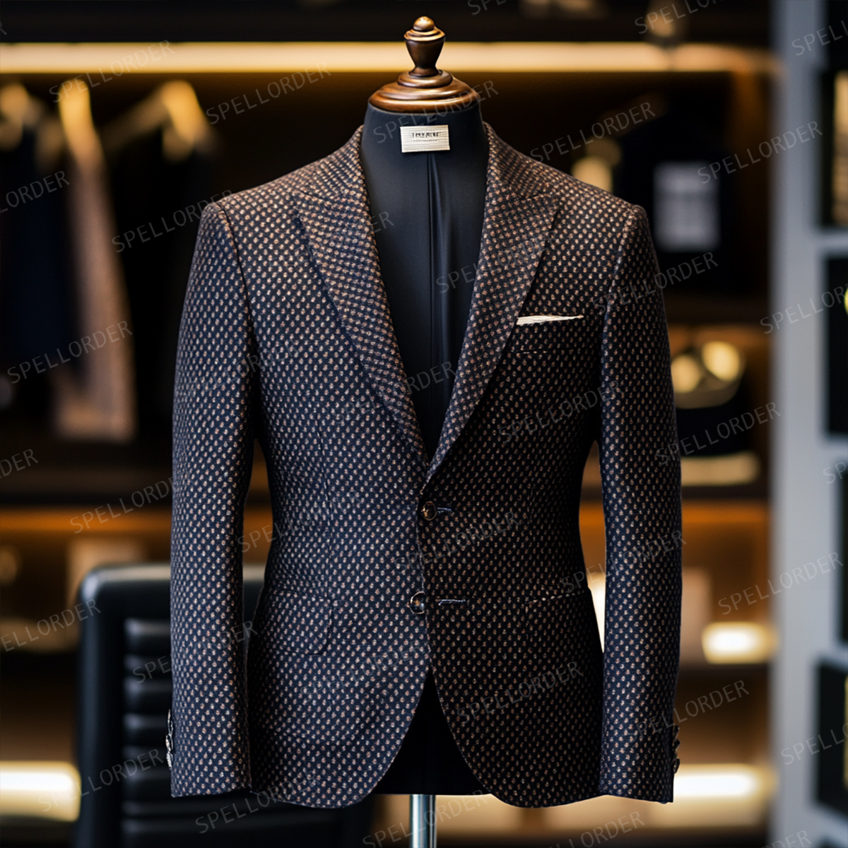 Men's Luxury Embroidery Business Casual Fashion Blazer Jacket Suit  Jacke Anzug