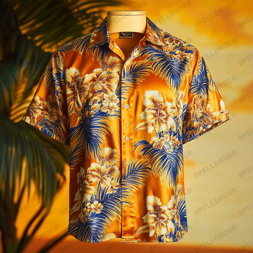 Supreme Comfort Luxe Soft Stretch Vacation Casual Hawaii Shirt 